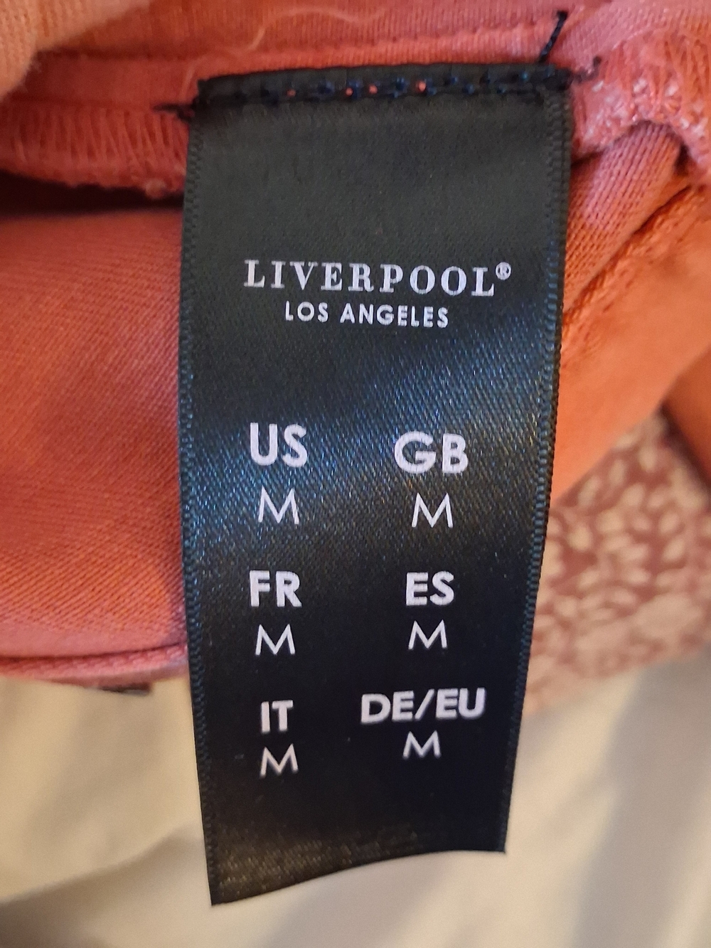 Liverpool Coral Denim Jacket - Women's Button-Front Trucker - Picture 9 of 11